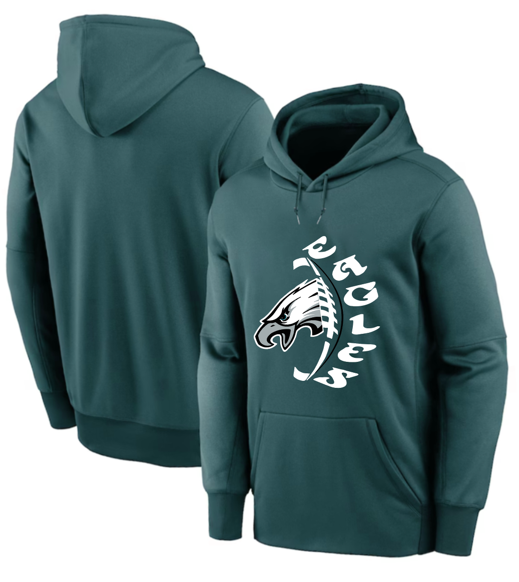 Men 2025 Philadelphia Eagles green hoodie style 18